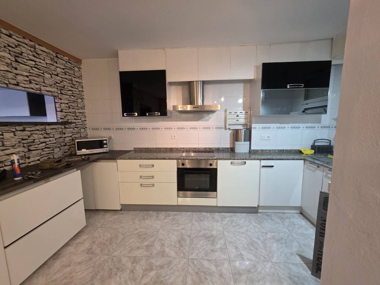 Küche von Wohnung miete in Sant Fruitós de Bages mit Klimaanlage, Heizung und Möbliert