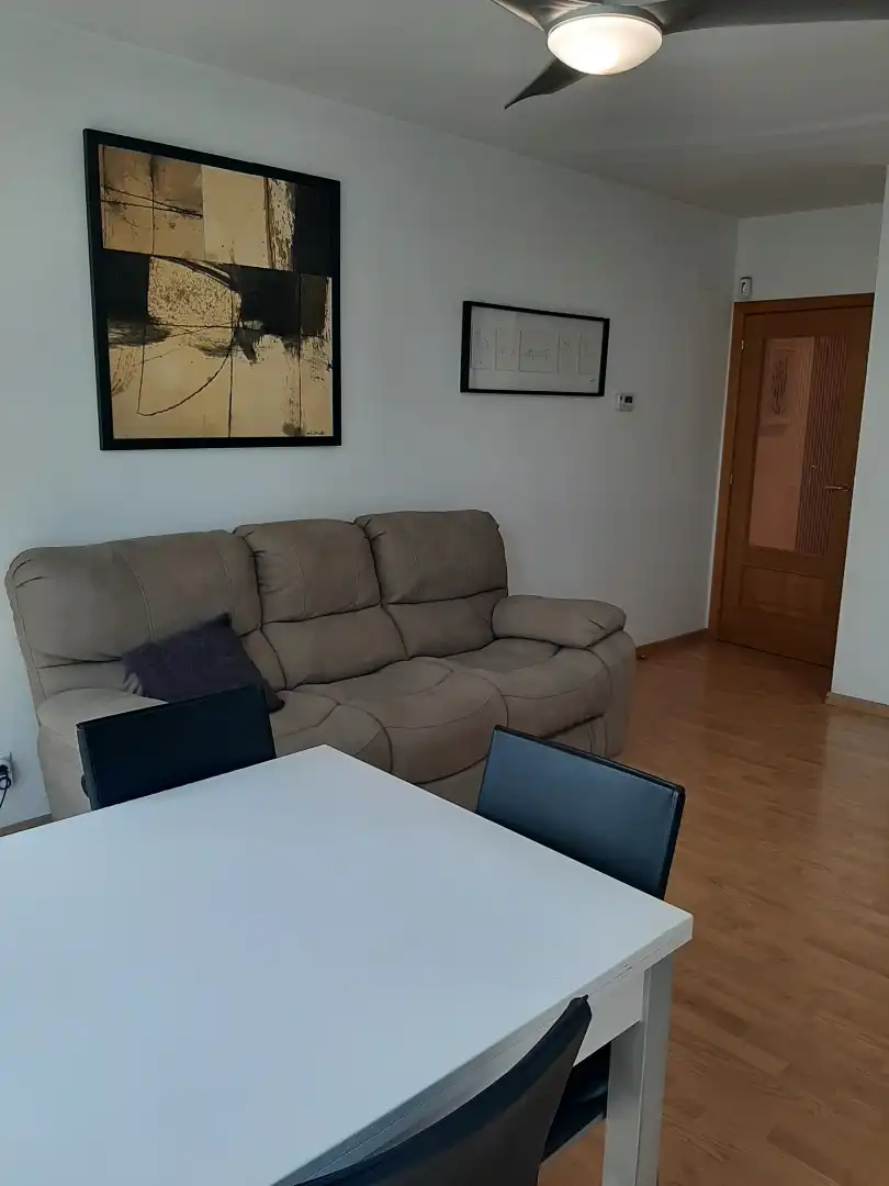 Sala de estar de Piso en venta en Mataró con Aire acondicionado, Calefacción y Amueblado