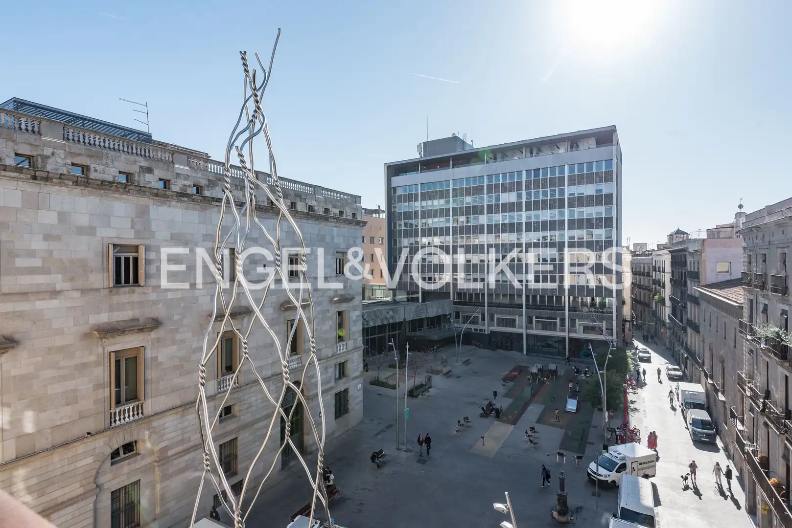 Vista exterior de Pis de lloguer en Barcelona amb Aire condicionat, Calefacció i Balcó