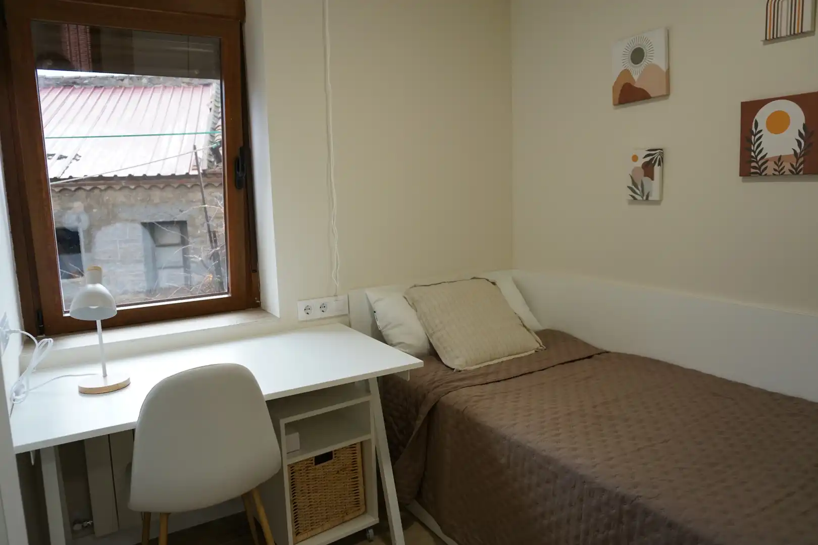 Dormitori de Casa o xalet per a compartir en Ávila amb Calefacció, Moblat i Rentadora