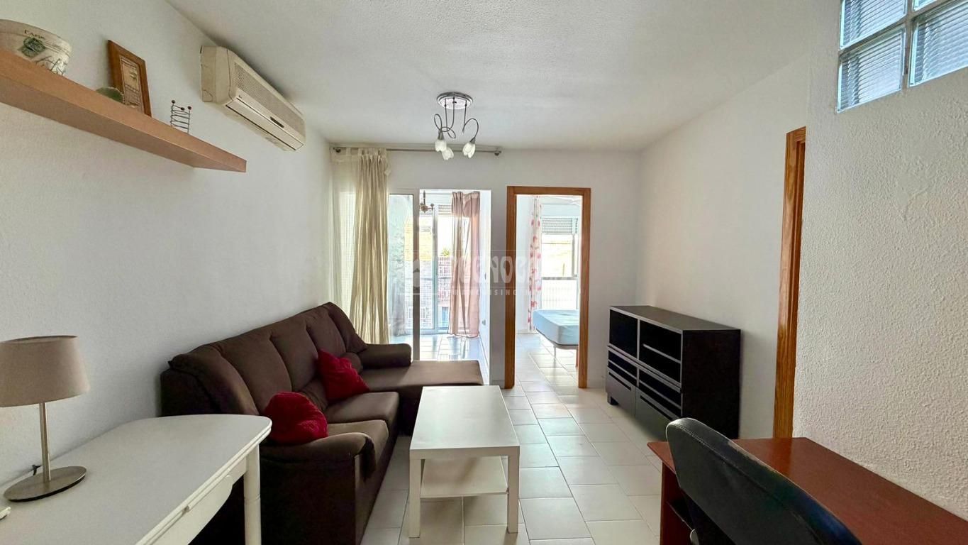 Sala de estar de Piso en venta en  Murcia Capital con Aire acondicionado