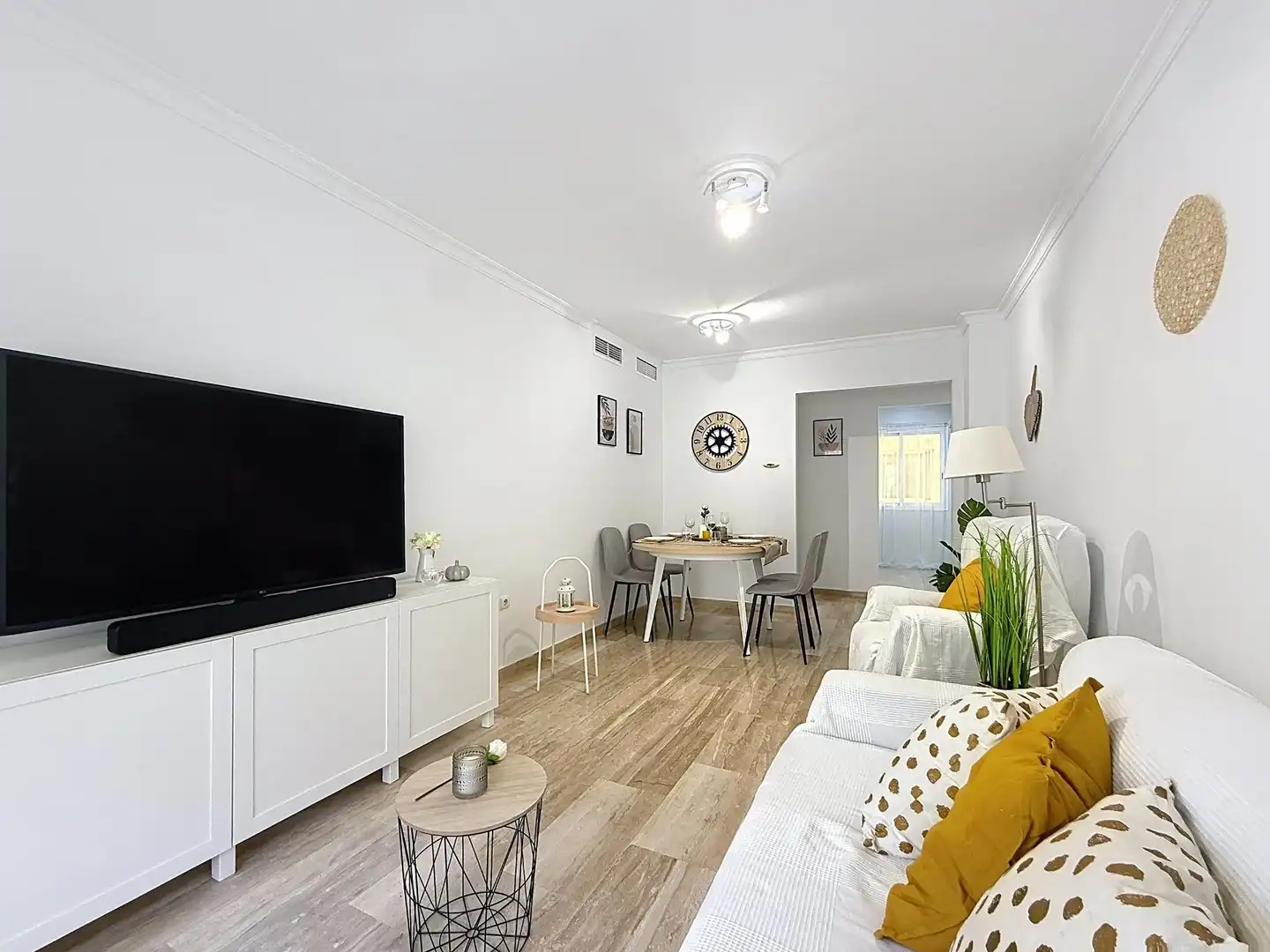 Sala d'estar de Pis en venda en Málaga amb Aire condicionat, Terrassa i Piscina comunitària