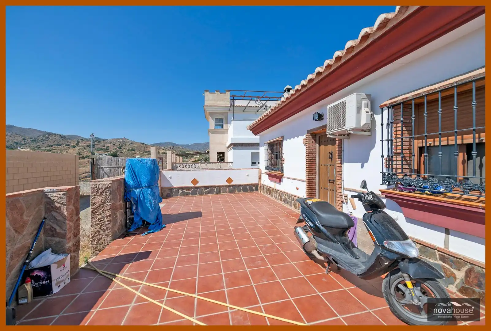 Terraza de Casa o chalet en venta en Rincón de la Victoria con Aire acondicionado, Calefacción y Jardín privado