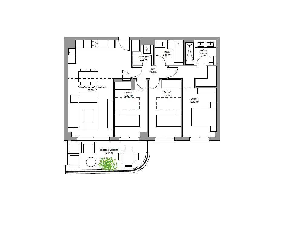 Piso en venta en Torremolinos con Aire acondicionado, Calefacción y Terraza