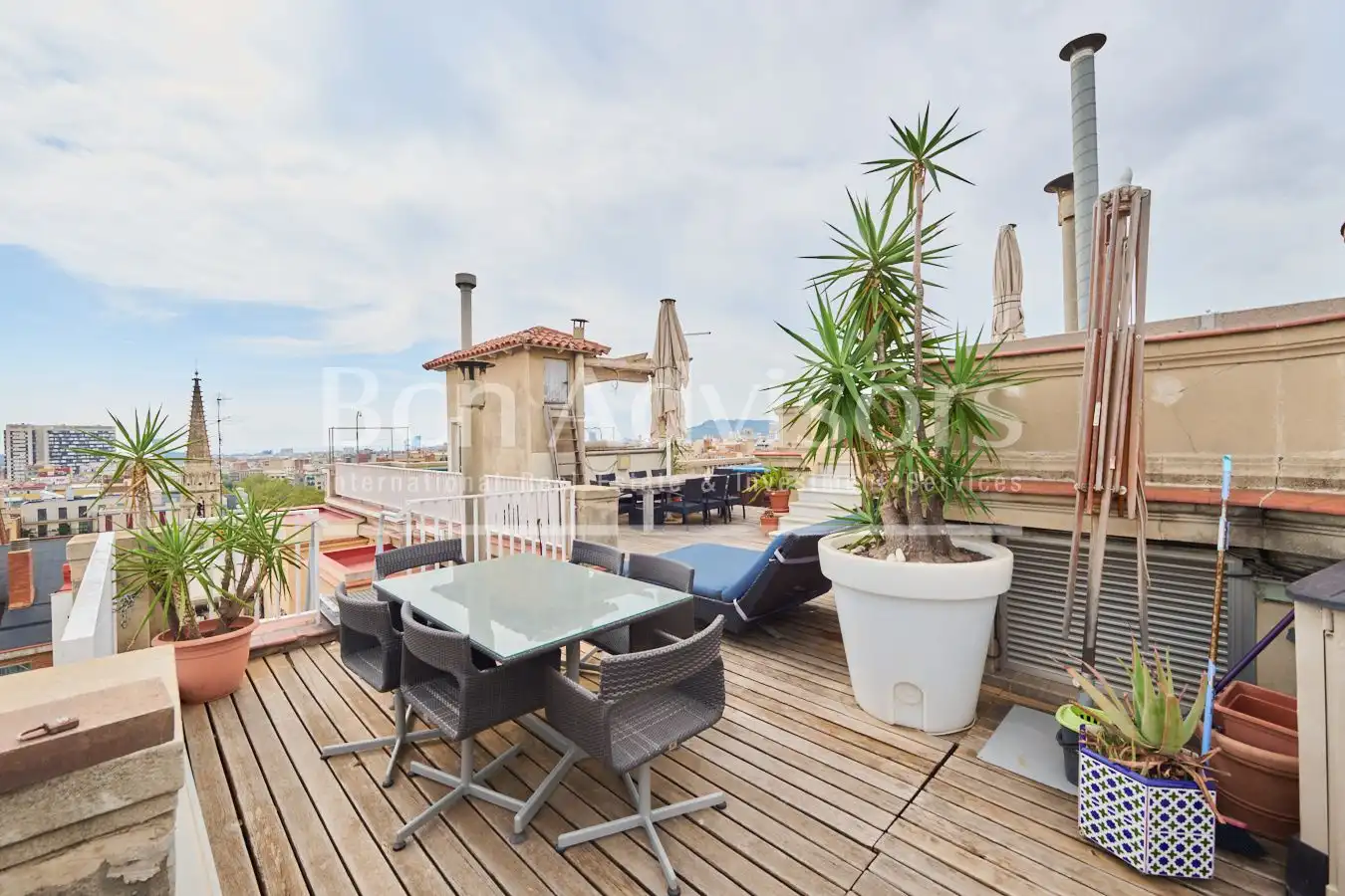 Terrace of Attic for sale in Barcelona  with Air Conditioner, Heating and Parquet flooring
