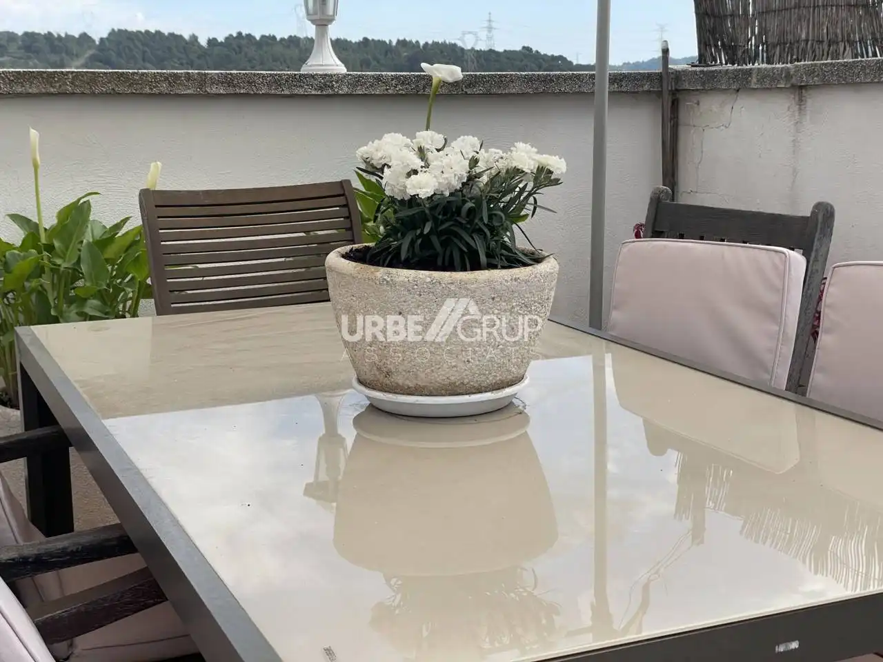 Terrace of Flat for sale in Sant Andreu de la Barca  with Heating, Terrace and Storage room