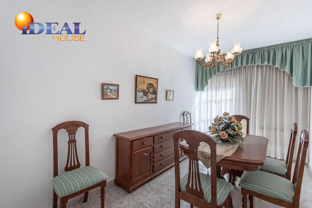 Dining room of Flat for sale in Los Villares  with Furnished and Balcony
