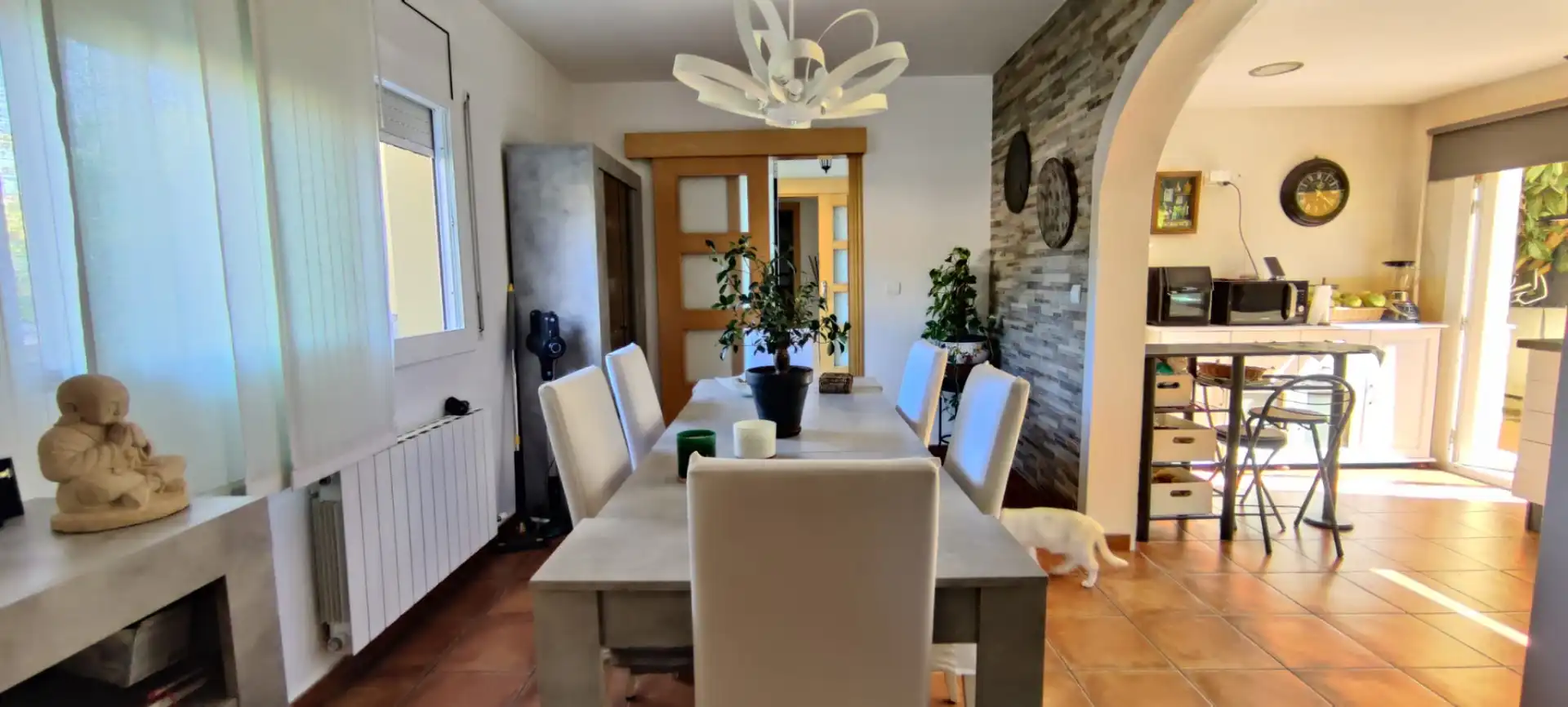 Comedor de Casa o chalet en venta en Cunit con Aire acondicionado, Calefacción y Jardín privado