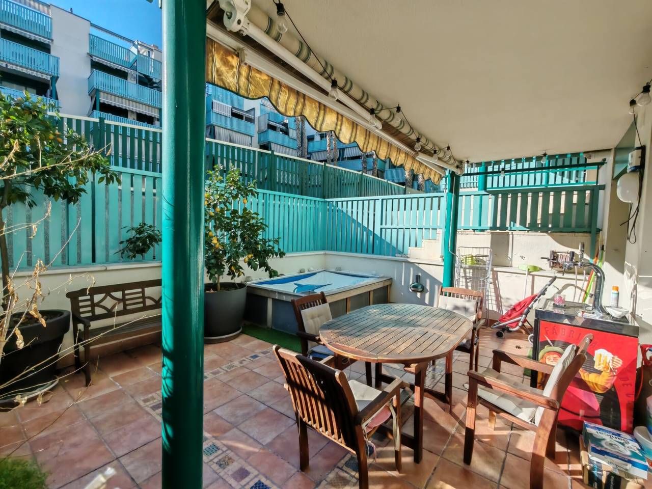 Terrace of Flat for sale in Badalona  with Air Conditioner, Heating and Terrace