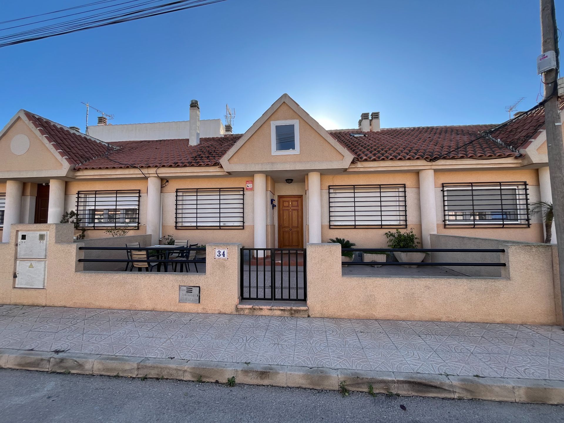 Vista exterior de Casa o xalet en venda en Fuente Álamo de Murcia amb Aire condicionat, Terrassa i Traster