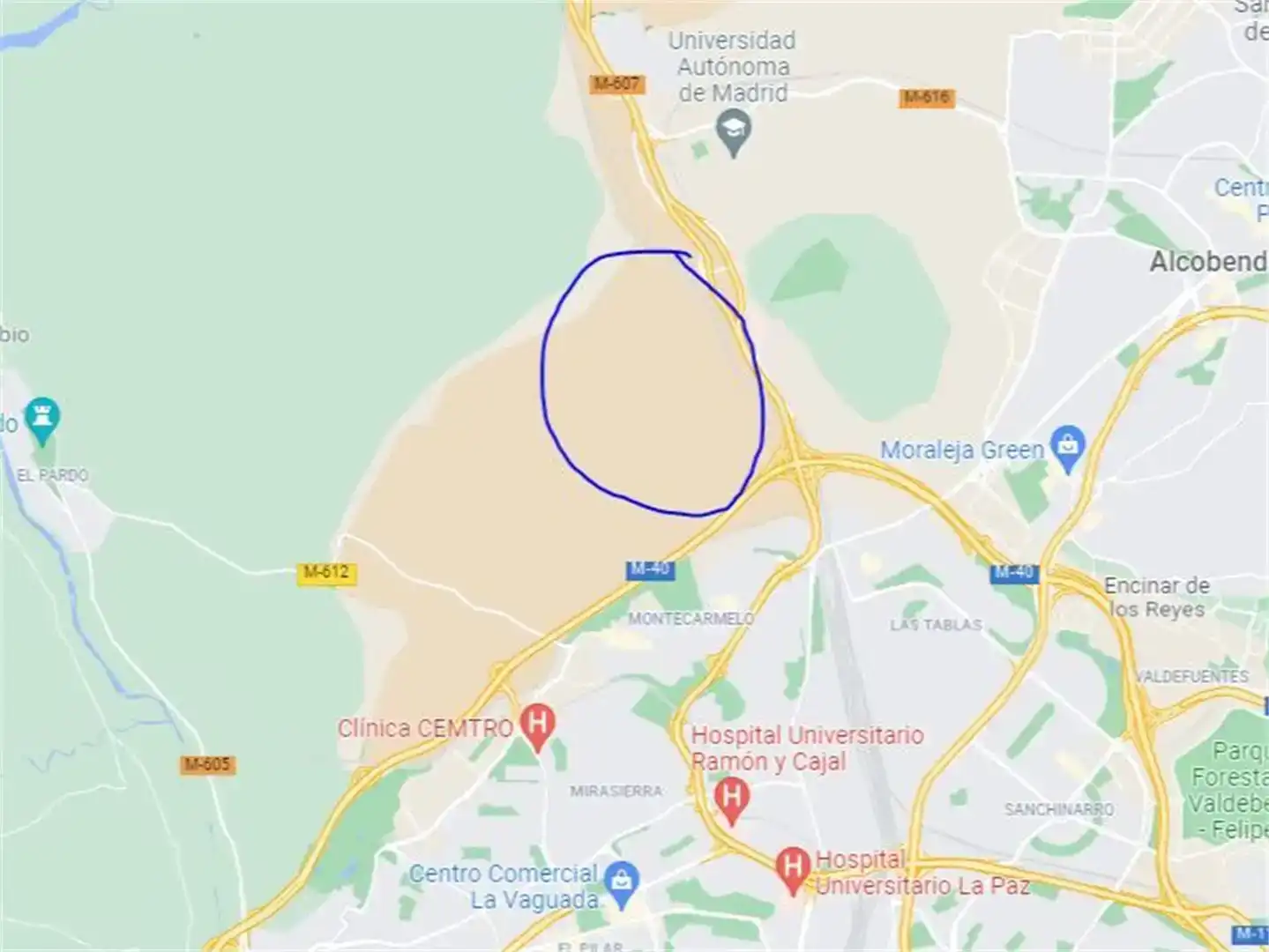Grundstücke zum Verkauf in Alcobendas
