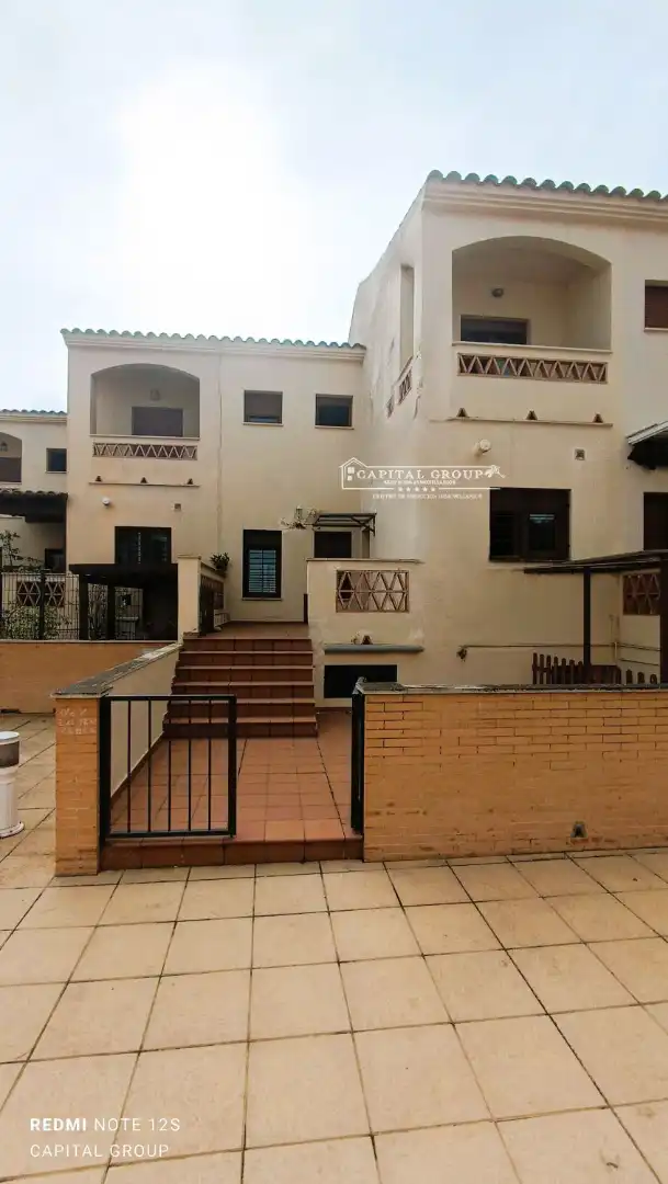 Exterior view of Houses for sale in Punta Umbría  with Terrace, Balcony and Community pool