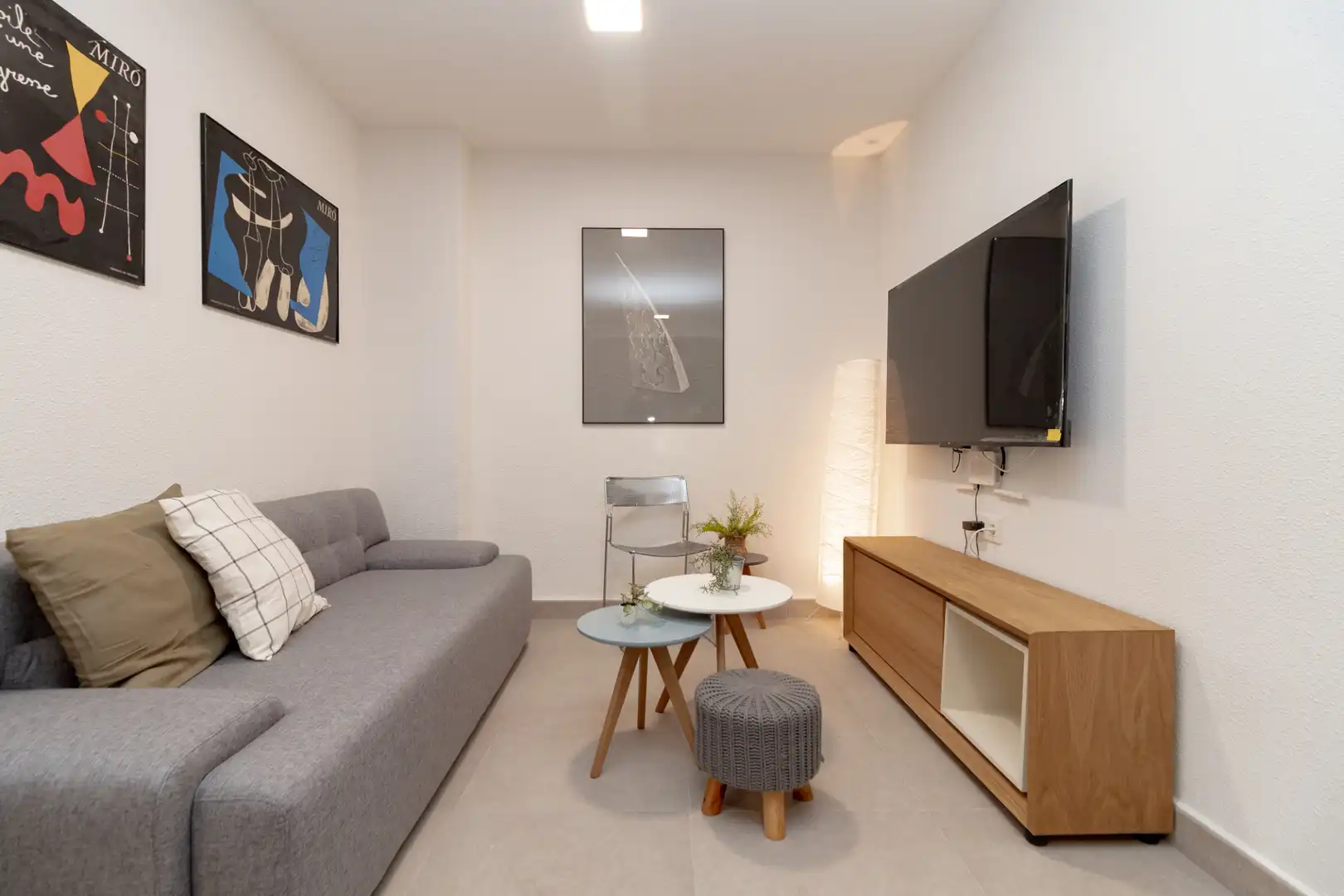 Sala de estar de Piso de alquiler en Málaga con Aire acondicionado, Amueblado y Internet
