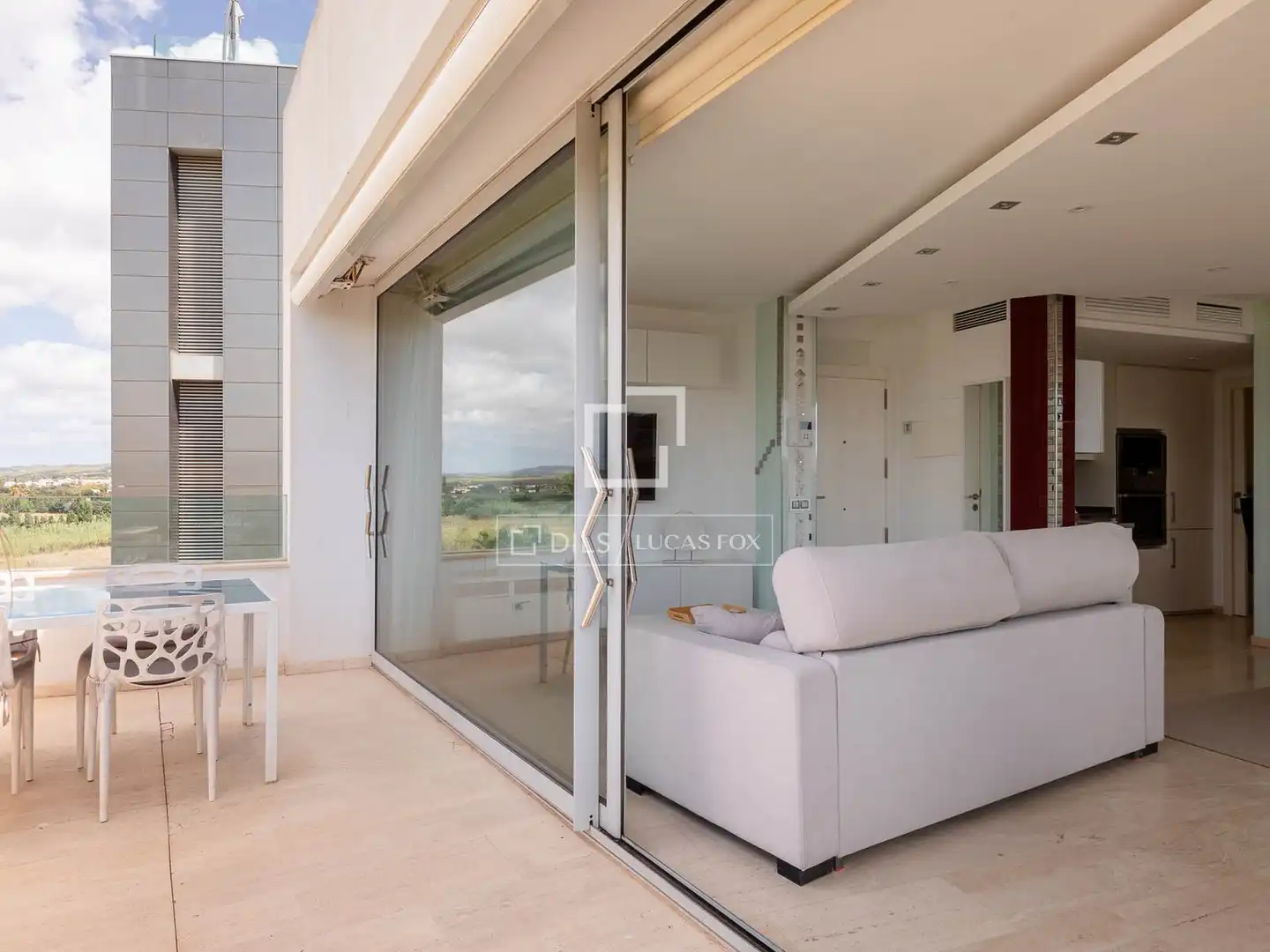 Terrace of Flat for sale in Eivissa  with Air Conditioner, Swimming Pool and Furnished