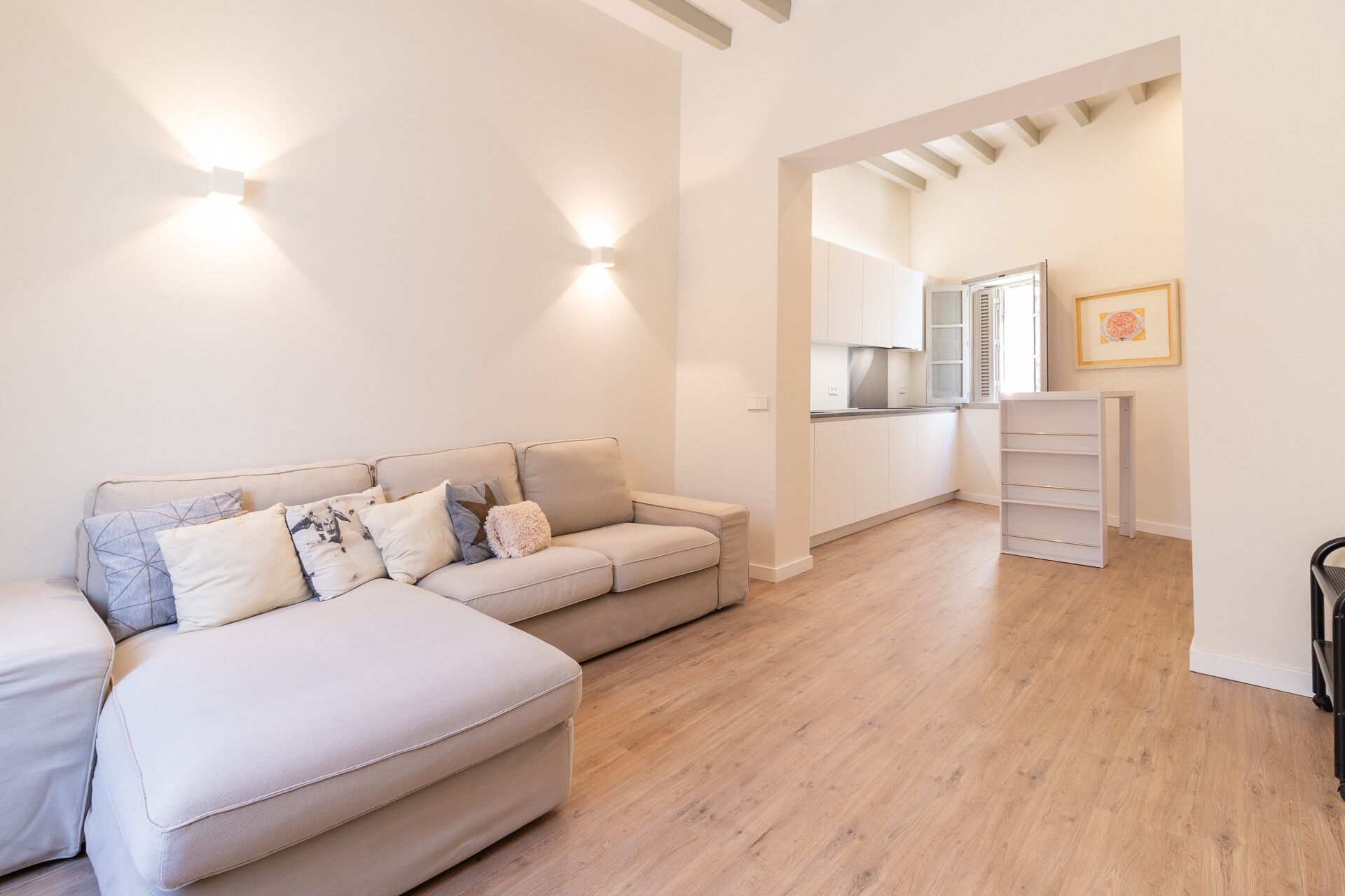 Sala d'estar de Apartament de lloguer en  Palma de Mallorca