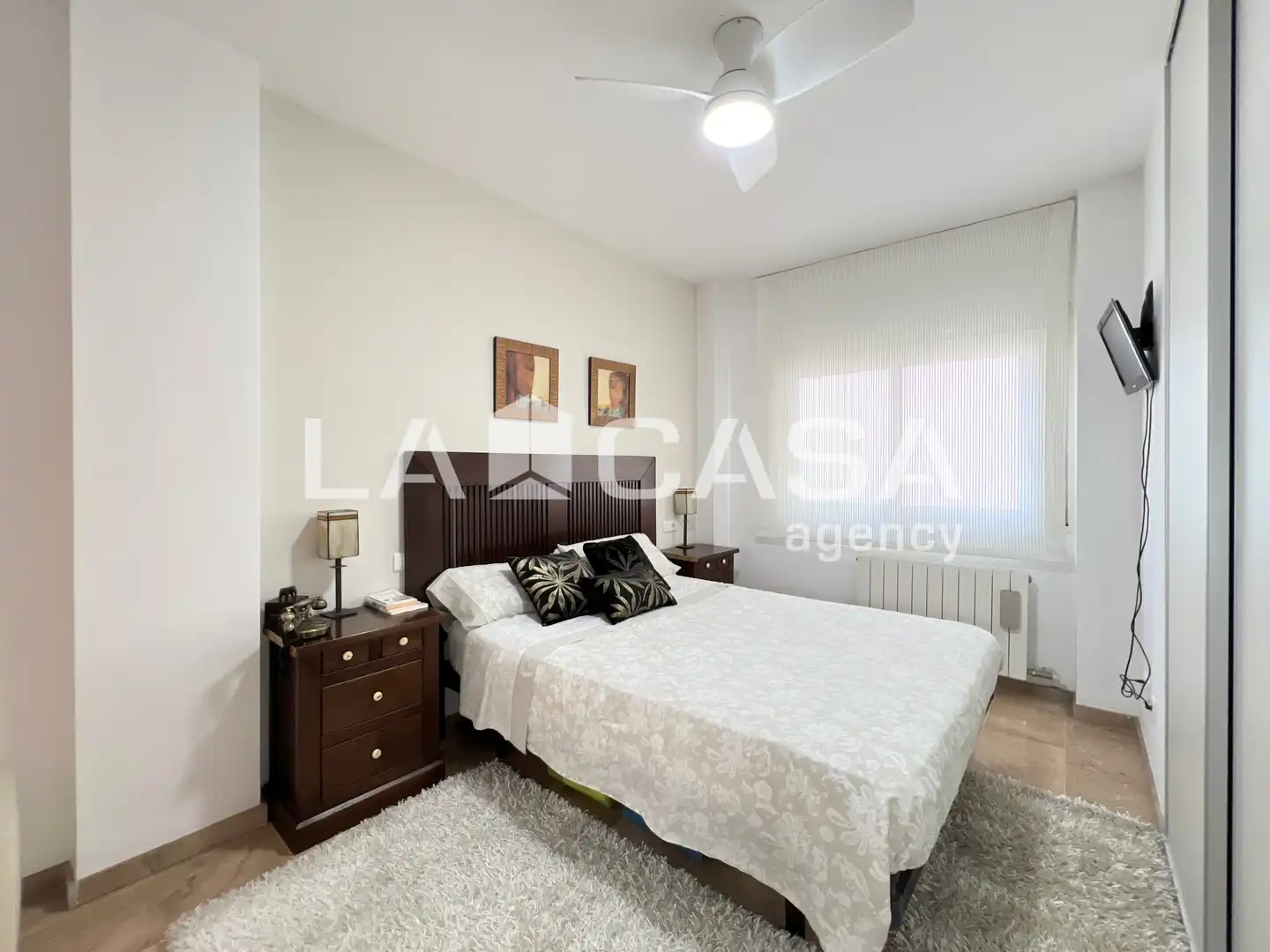 Schlafzimmer von Wohnung zum Verkauf in Santa Coloma de Gramenet mit Heizung, Terrasse und Abstellraum