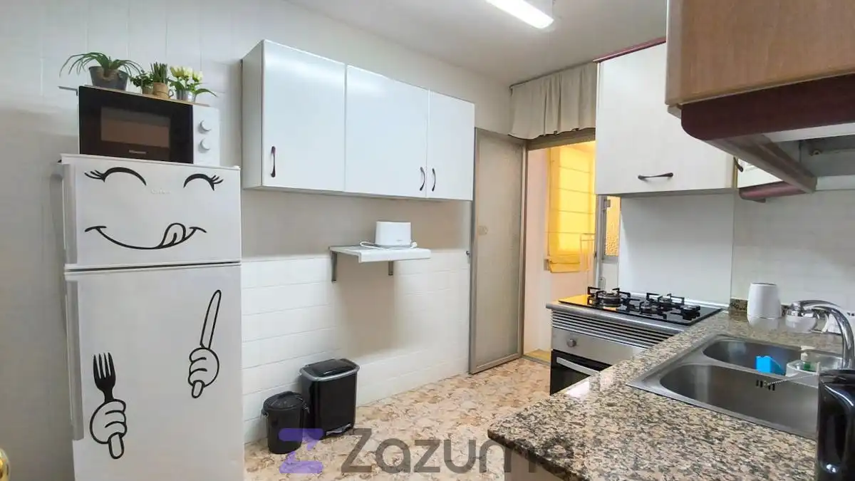 Kitchen of Flat for rent in Mazarrón  with Air Conditioner, Terrace and Furnished