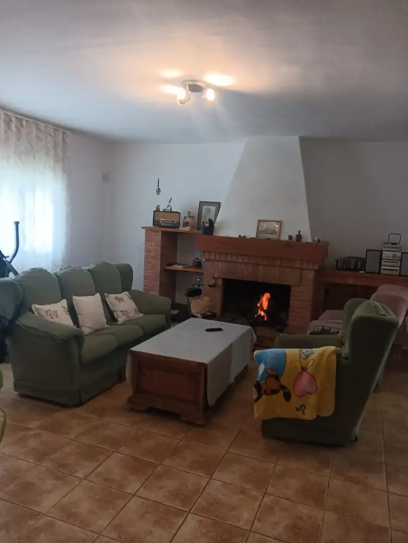 Sala de estar de Finca rústica en venta en Cuevas del Campo con Jardín privado, Parquet y Terraza