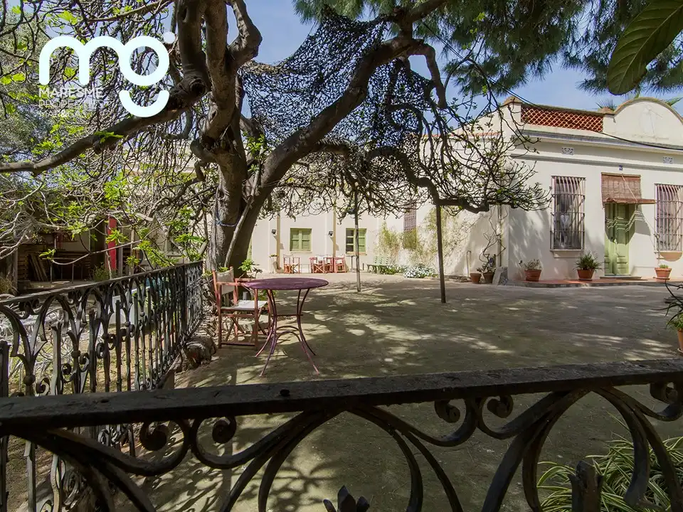 Terrasse von Country house zum Verkauf in Vilassar de Mar mit Heizung, Privatgarten und Schwimmbad