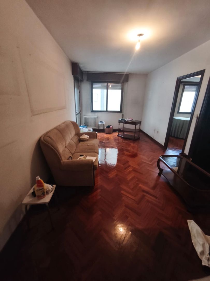 Living room of Flat for sale in Ourense Capital   with Heating, Parquet flooring and Storage room