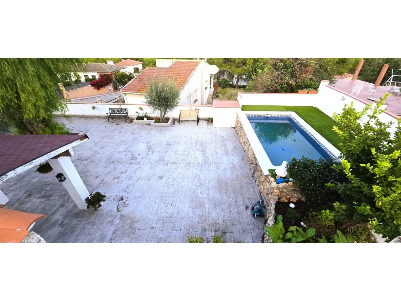 Jardí de Casa o xalet en venda en Creixell amb Aire condicionat, Calefacció i Moblat