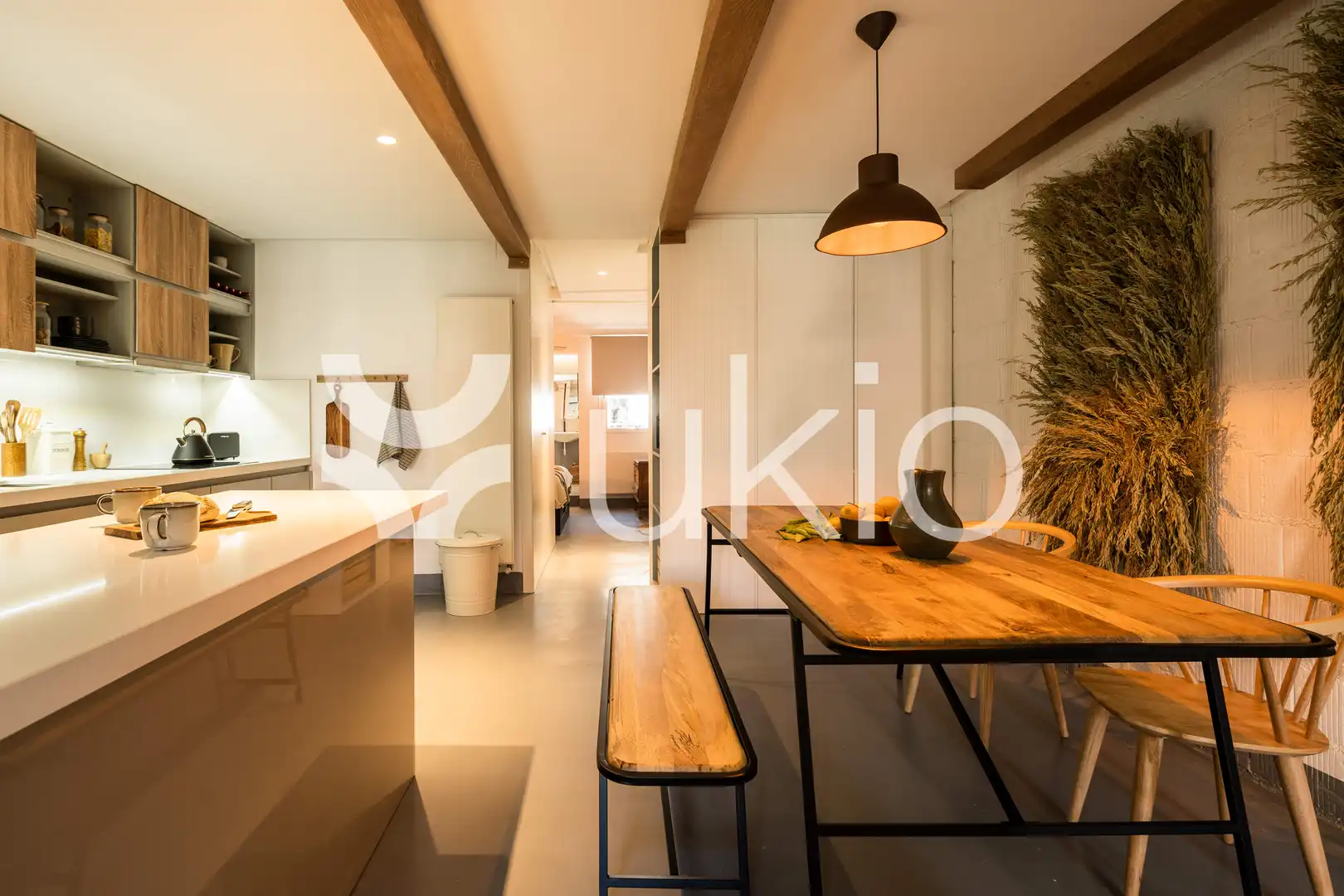 Kitchen of Apartments for rent in Madrid  with Air Conditioner, Heating and Furnished
