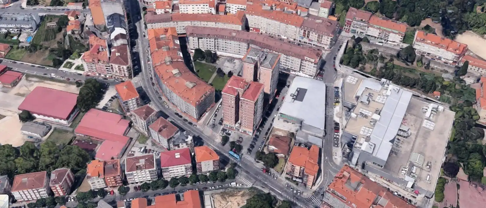 Vista exterior de Piso en venta en Vilagarcía de Arousa
