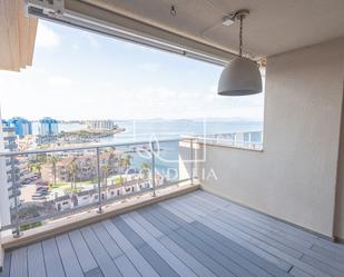 Balcony of Attic for sale in La Manga del Mar Menor  with Air Conditioner and Terrace