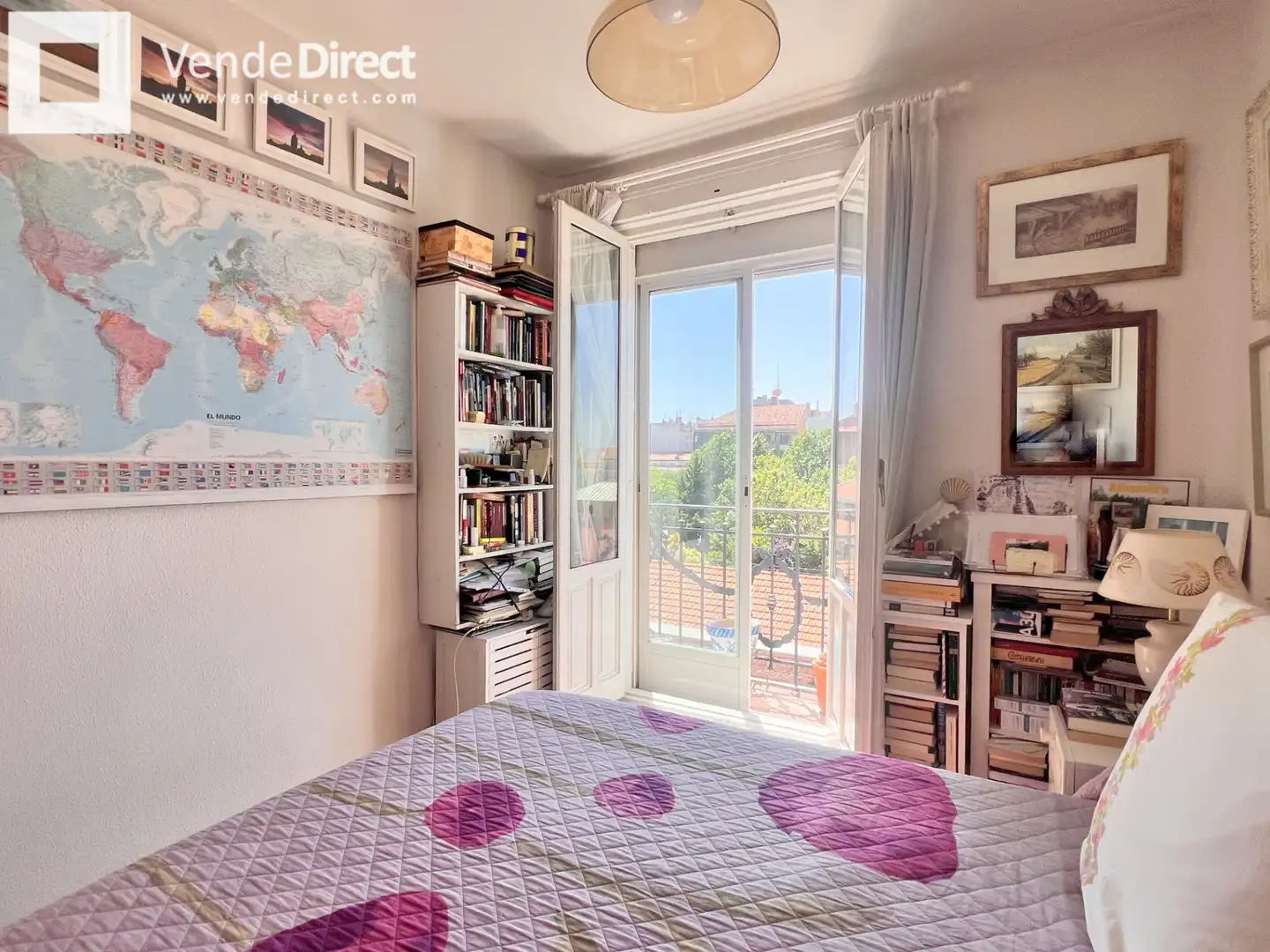 Habitación de Piso en venta en Madrid con Trastero, Amueblado y Balcón