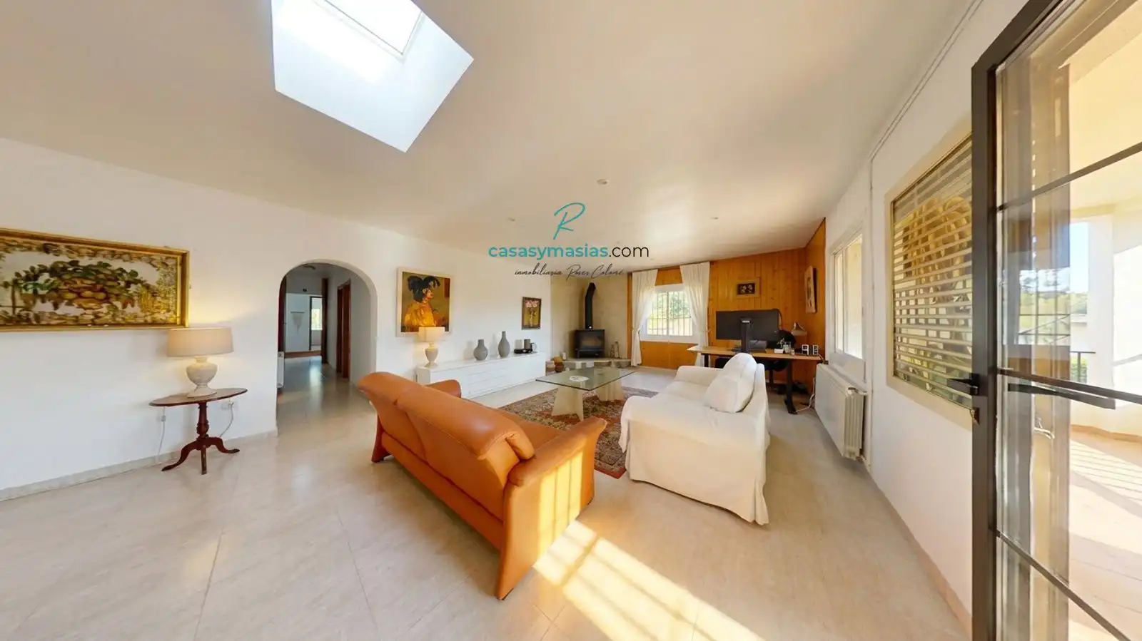 Living room of Country homes for sale in Alió  with Air Conditioner, Heating and Private garden