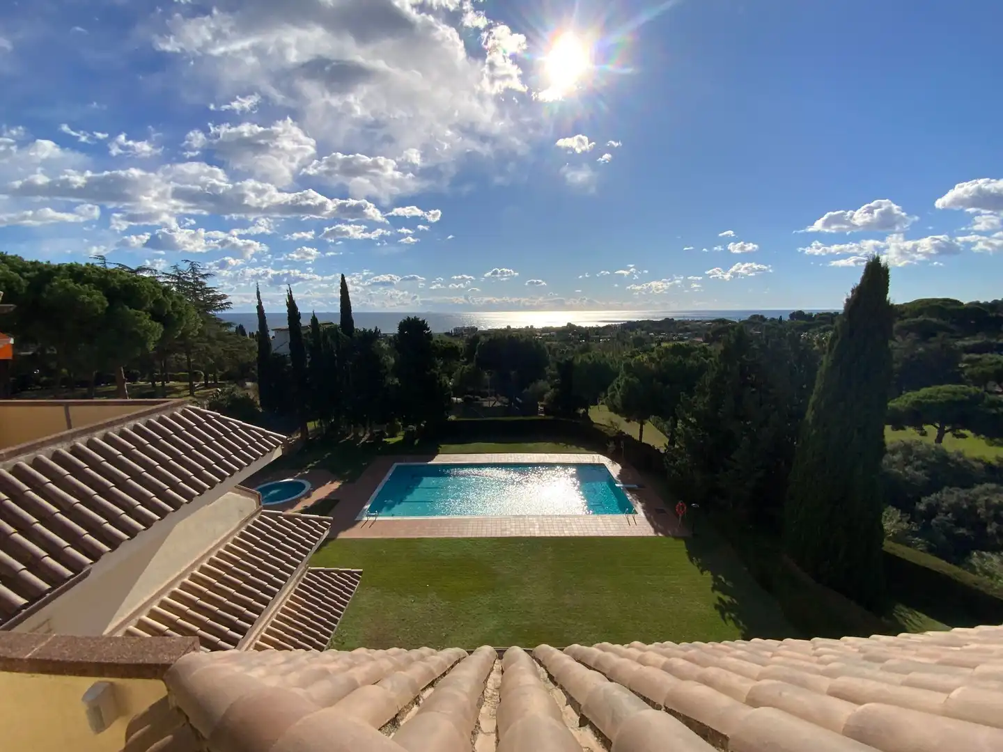 Garten von Dachboden zum Verkauf in Sant Vicenç de Montalt mit Klimaanlage, Heizung und Abstellraum