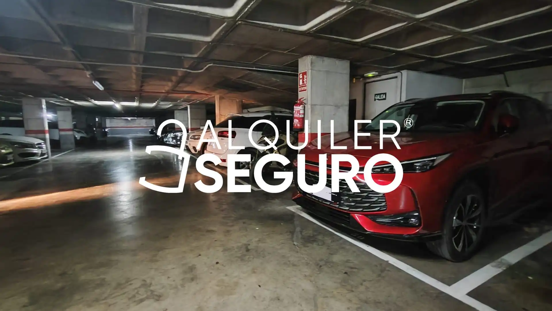 Parkplatz von Wohnung zur Miete in Valencia mit Klimaanlage und Terrasse