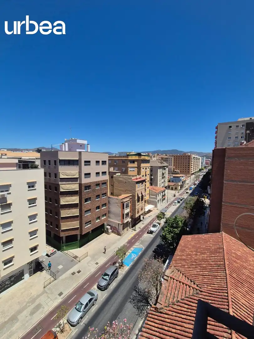 Vista exterior de Piso de alquiler en Málaga con Aire acondicionado, Calefacción y Amueblado