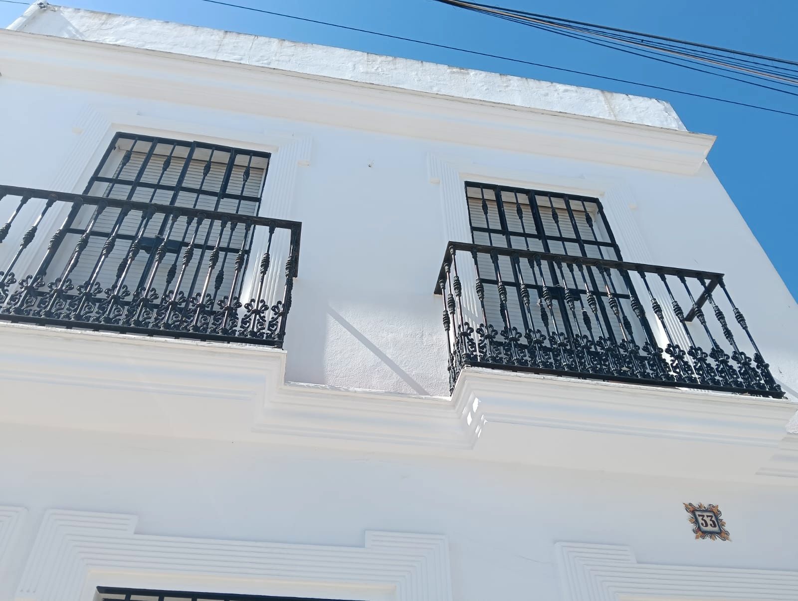 Vista exterior de Piso en venta en Villaverde del Río con Terraza y Balcón