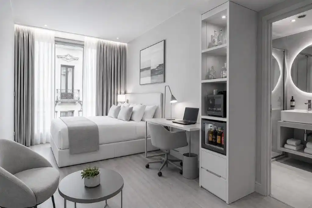 Bedroom of Flat for sale in Madrid  with Heating and Balcony