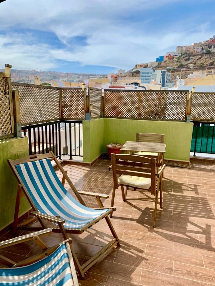 Terrace of Attic to rent in  Santa Cruz de Tenerife Capital  with Air Conditioner, Heating and Terrace