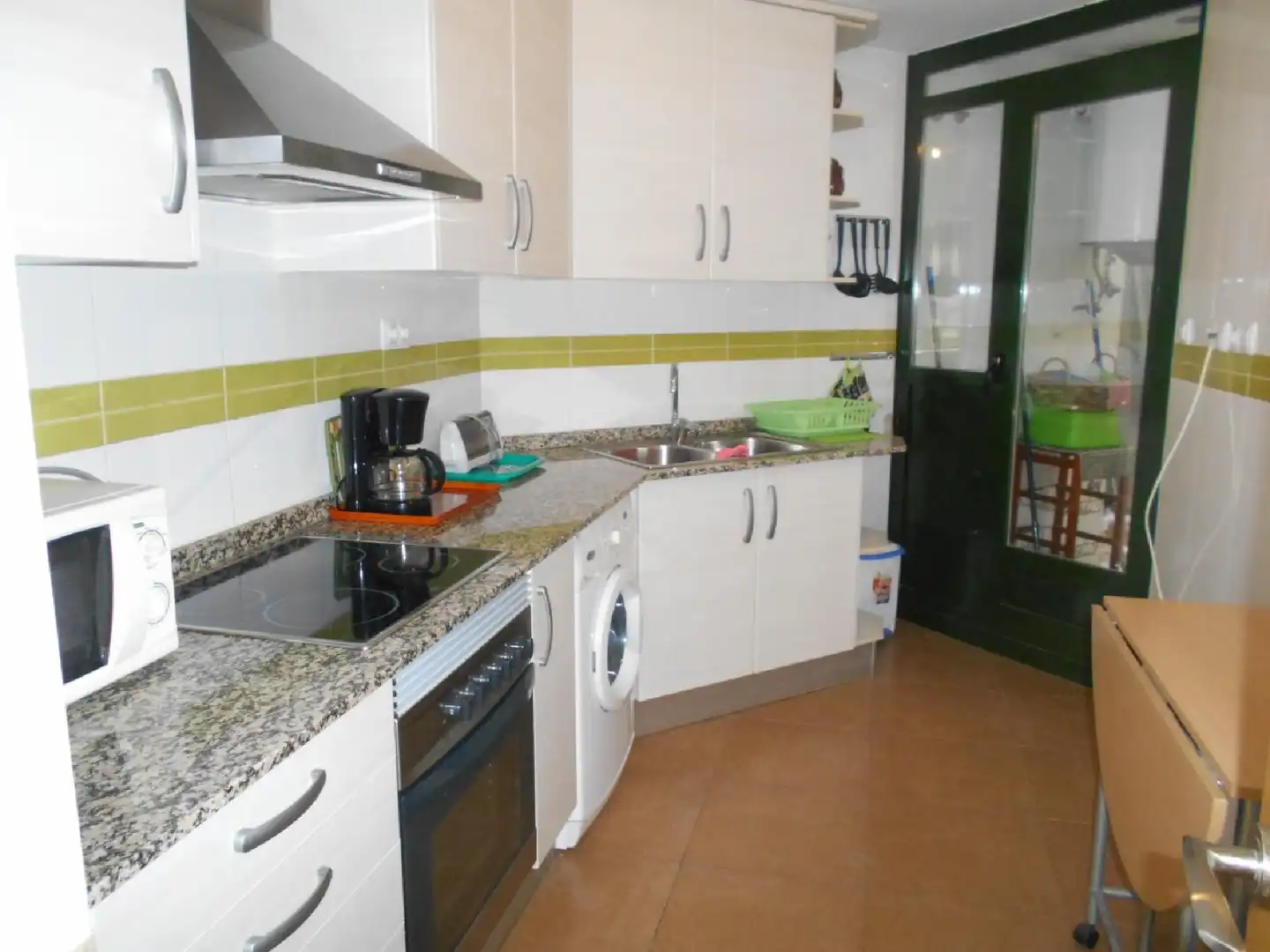 Kitchen of Flat for rent in Oliva  with Heating, Terrace and Furnished