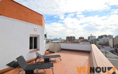 Terrace of Attic for sale in L'Hospitalet de Llobregat  with Air Conditioner, Parquet flooring and Terrace