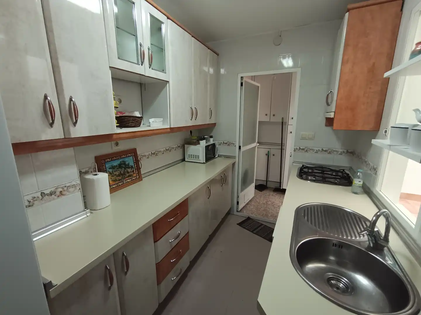 Küche von Wohnung zum Verkauf in Jaén mit Klimaanlage, Heizung und Möbliert