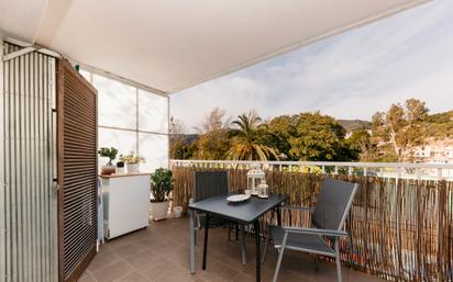 Terrace of Flat for sale in Castelldefels  with Air Conditioner, Storage room and Oven