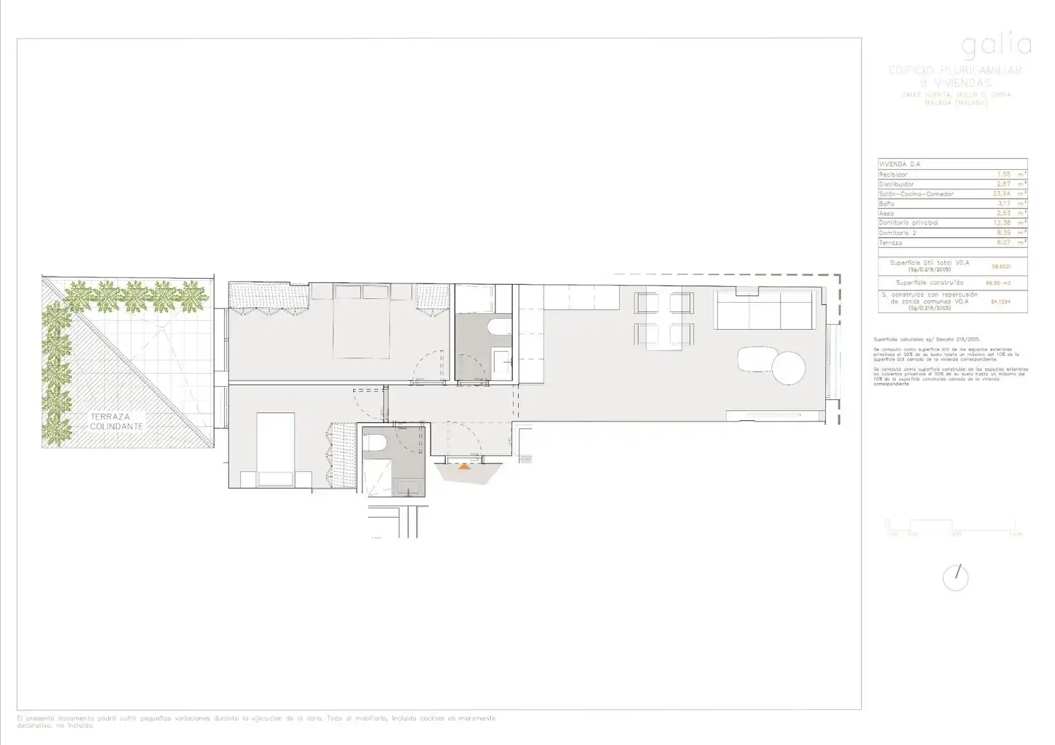 Flat with terrace for sale in Centro, imagen 4