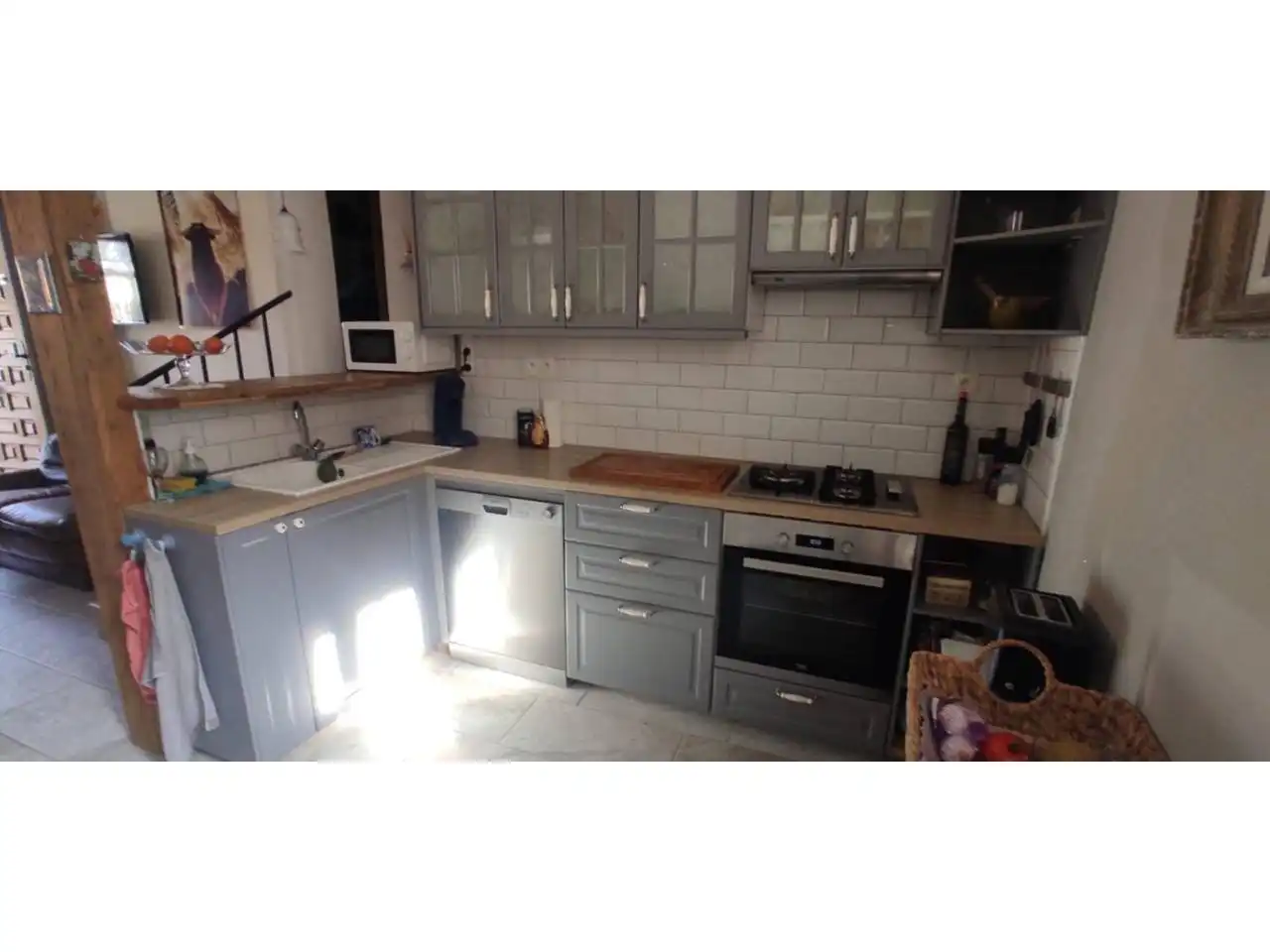 Cuina de Casa o xalet en venda en Alicante / Alacant amb Aire condicionat, Jardí privat i Terrassa