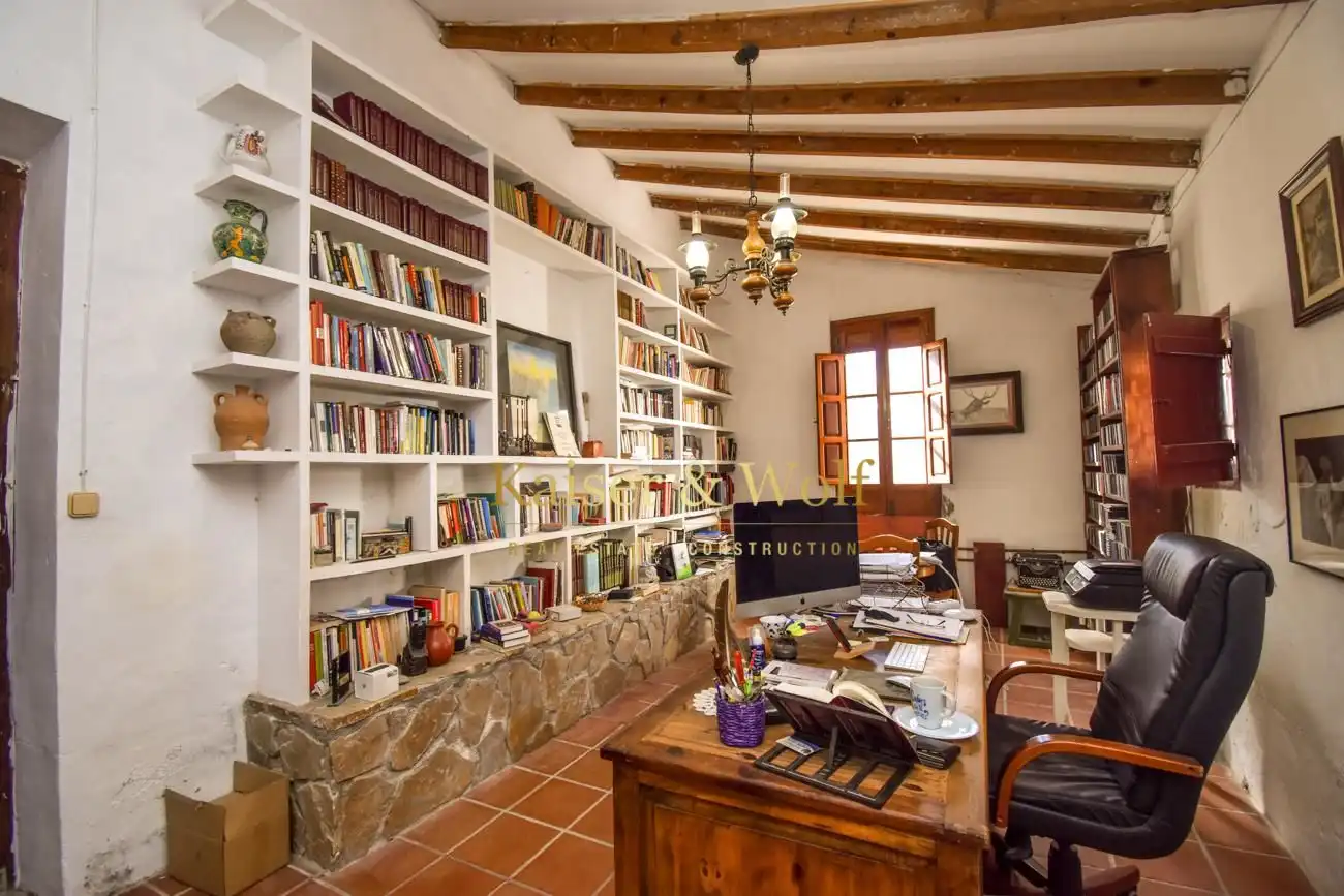 Sala de estar de Finca rústica en venta en Elche / Elx con Aire acondicionado, Jardín privado y Terraza