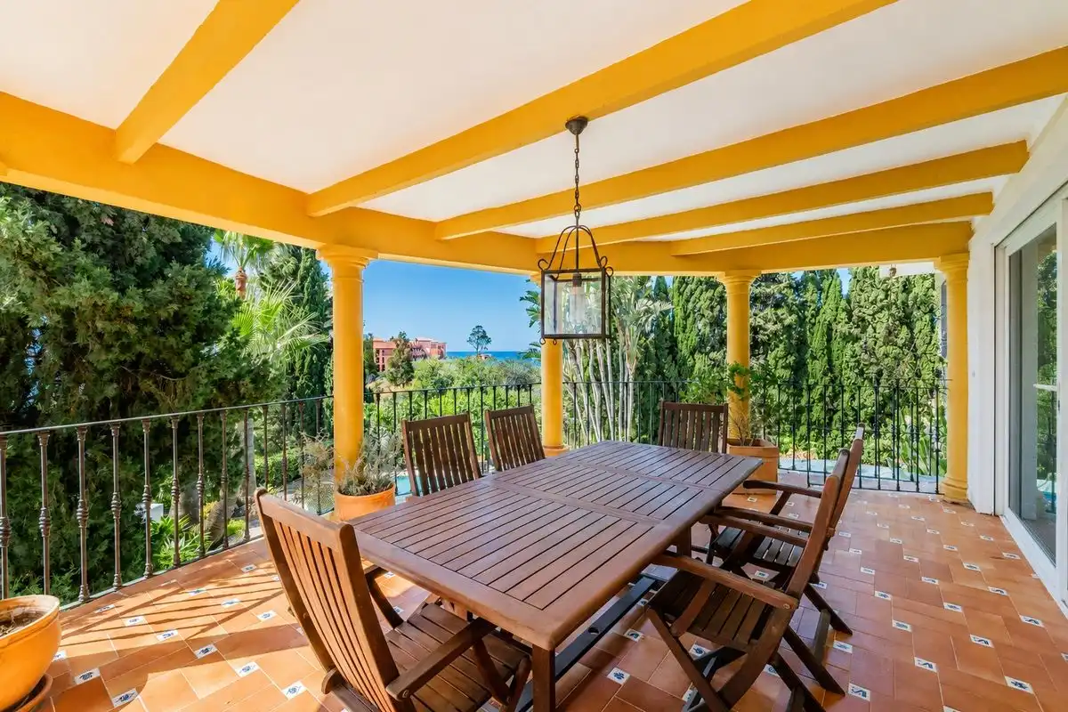 Terraza de Casa o chalet en venta en Benalmádena con Aire acondicionado, Calefacción y Jardín privado