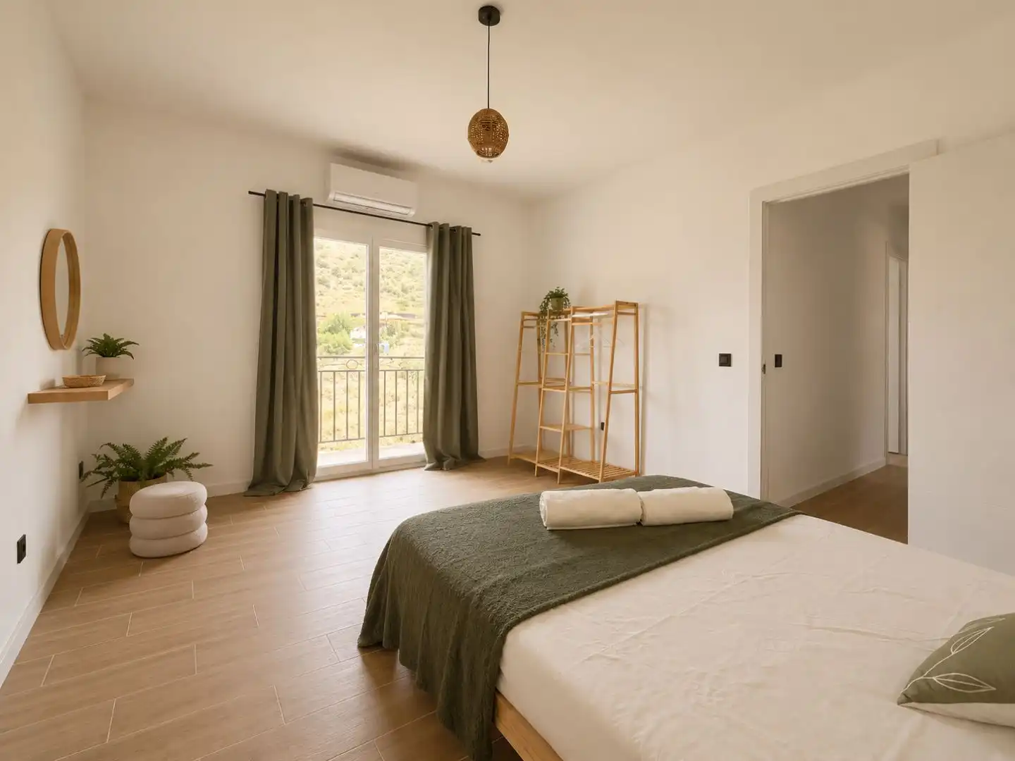 Bedroom of Flat for rent in Torrox  with Air Conditioner, Furnished and Balcony