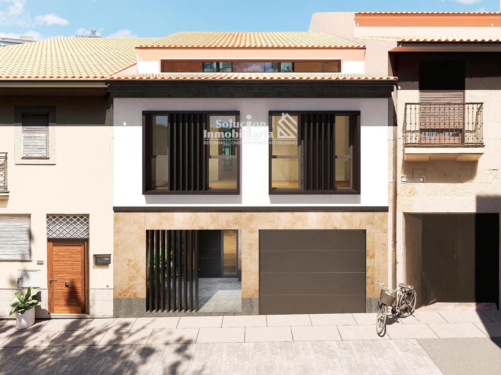 Exterior view of Single-family semi-detached for sale in Salamanca Capital  with Heating