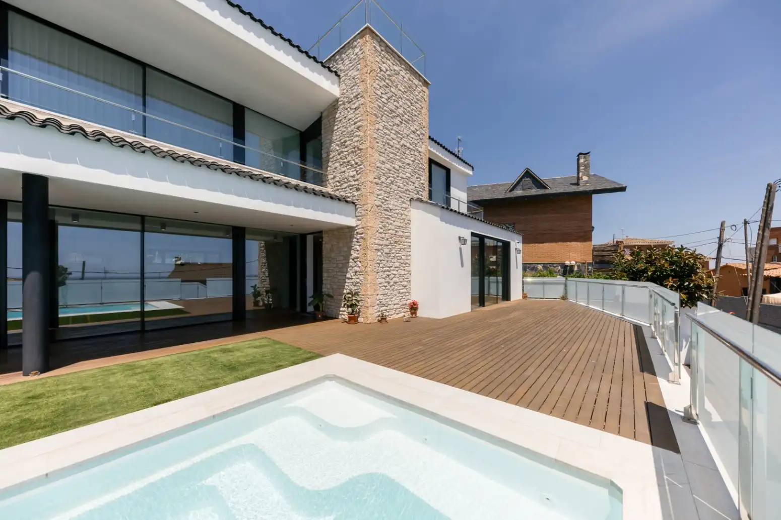 Terrassa de Casa o xalet en venda en Viladecans amb Aire condicionat, Calefacció i Jardí privat