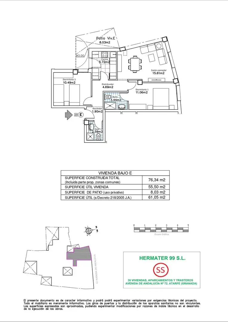 Flat for sale in Atarfe