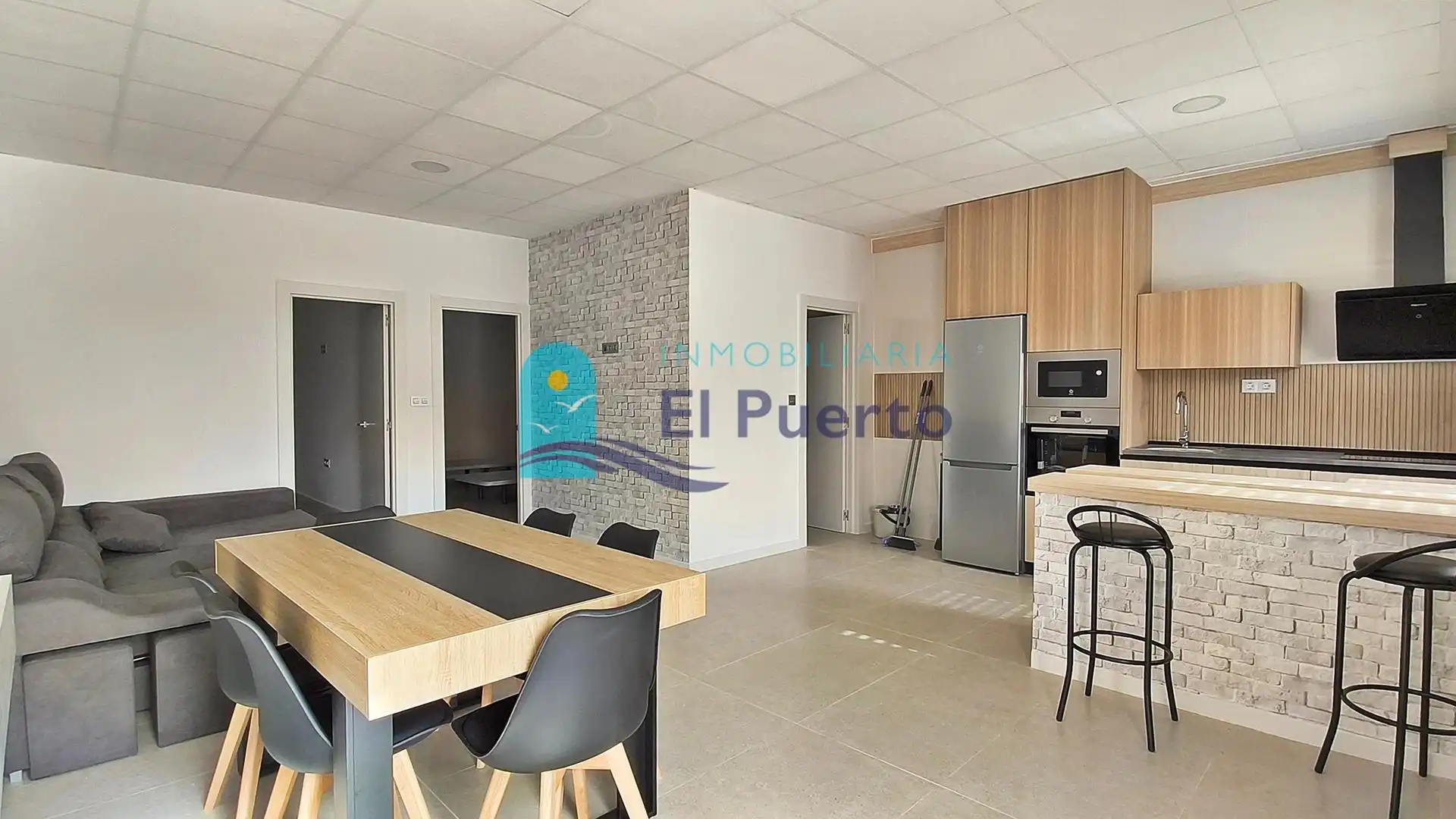 Cuina de Apartament en venda en Mazarrón amb Moblat i Piscina comunitària