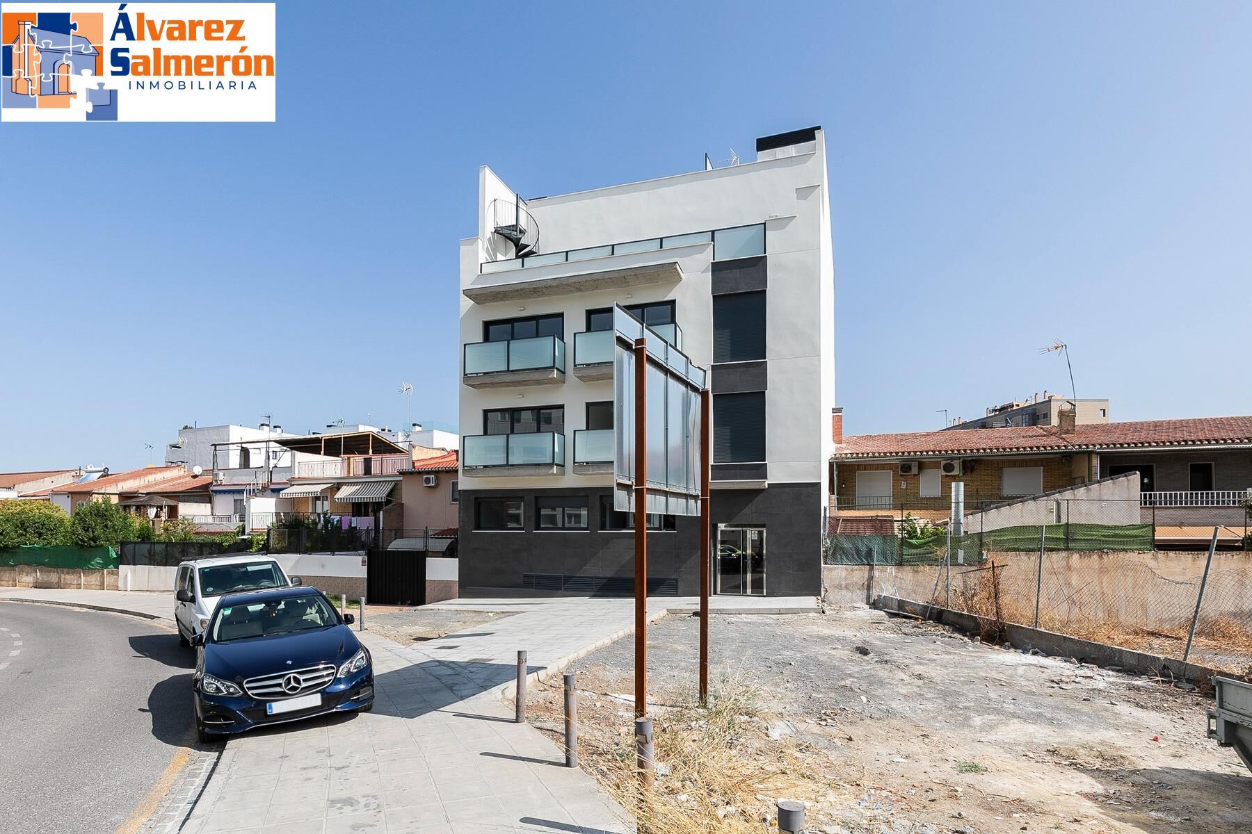 Exterior view of Flat for sale in Armilla  with Heating and Terrace